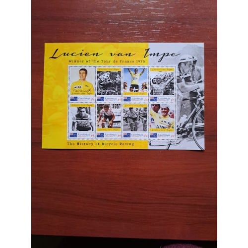 2211115 Raratonga sheet Bicycle racing Lucien van Impe