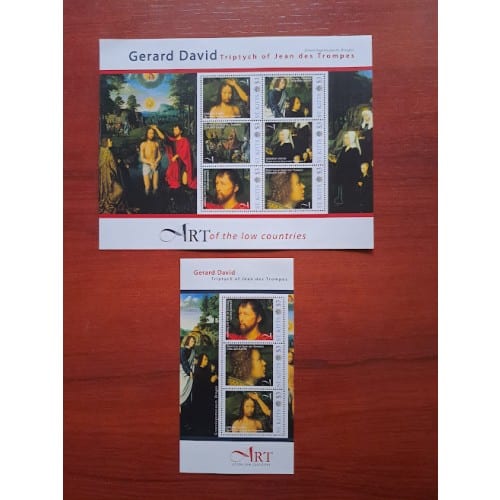 2211151 St.Kitts 2 sh Gerard David Triptych