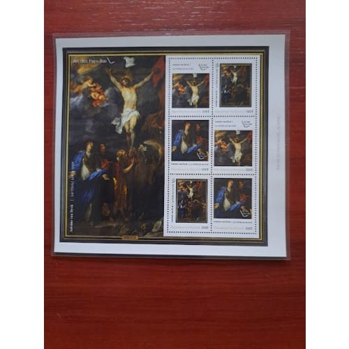 2211164 Burundi sheet Christ sur la Croix A. van Dyck