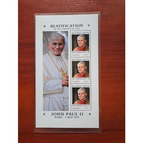 2211173 Uganda sheet John Paul II Beatification