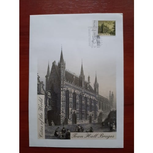 2212007 Palau FDC Cities of the world Bruges