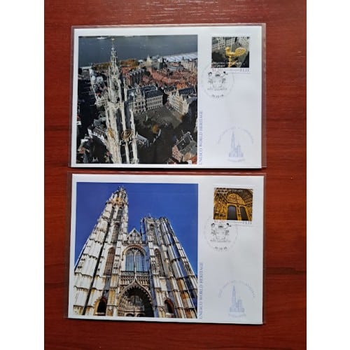 2212031 Fiji 4 FDC OLV cathedral Antwerp I