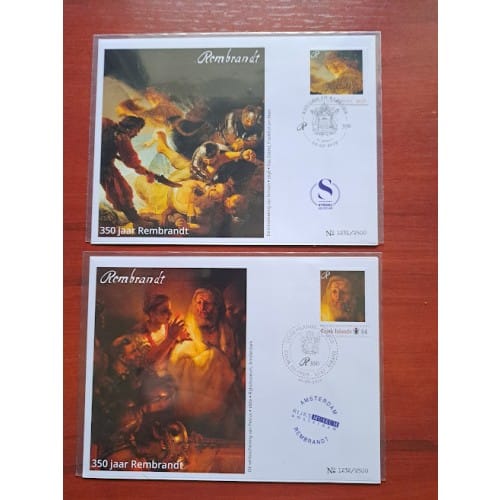 2212032 Various countries 4 FDC Rembrandt I