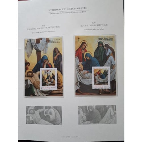 2303001 STome 2 sheets Life of Jezus VII